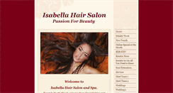 Desktop Screenshot of isabellabeautyinc.com